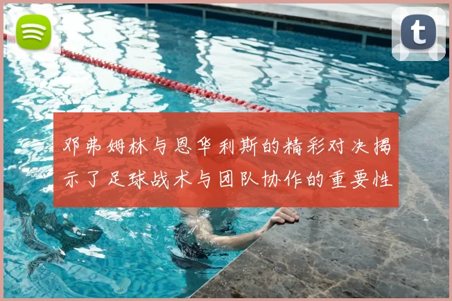 邓弗姆林与恩华利斯的精彩对决揭示了足球战术与团队协作的重要性
