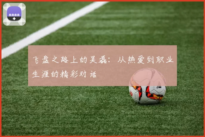 飞盘之路上的吴磊:从热爱到职业生涯的精彩对话