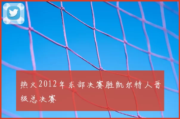 热火2012年东部决赛胜凯尔特人晋级总决赛